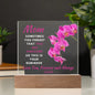 Personalized Awesome Mom Acrylic Plaque