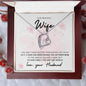 To My Beautiful Wife Forever Love Necklace | Husband