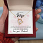 To My Beautiful Wife Forever Love Necklace | Husband