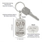 Dad | Engraved Dog Tag Key Chain