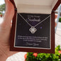 My Soulmate | Forever yours - Love Knot Necklace