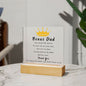 Bonus Dad | Crown| Square Acrylic Plaque