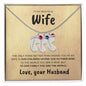 Wife | Engraved baby feet necklace | Husband