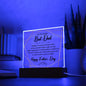 World's Best Dad | Square Acrylic Plaque