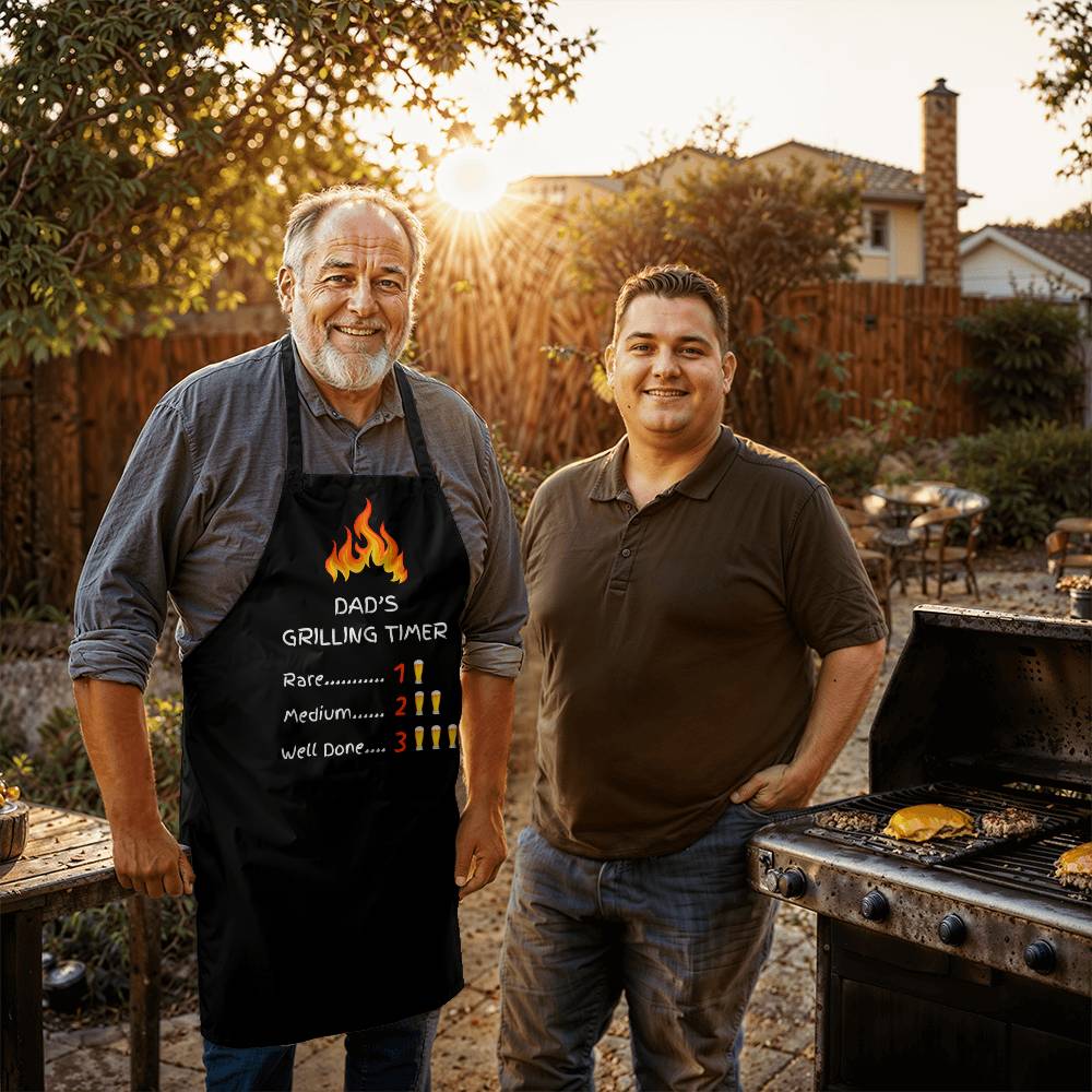 Dad's Brew Master's Countdown BBQ Apron