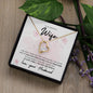 To My Beautiful Wife Forever Love Necklace | Husband
