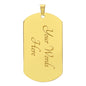 My Son | Be Strong Always - Dog tag