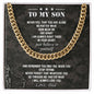 My Son | Believe in yourself - Cuban Link Chain