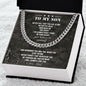 My Son | Believe in yourself - Cuban Link Chain