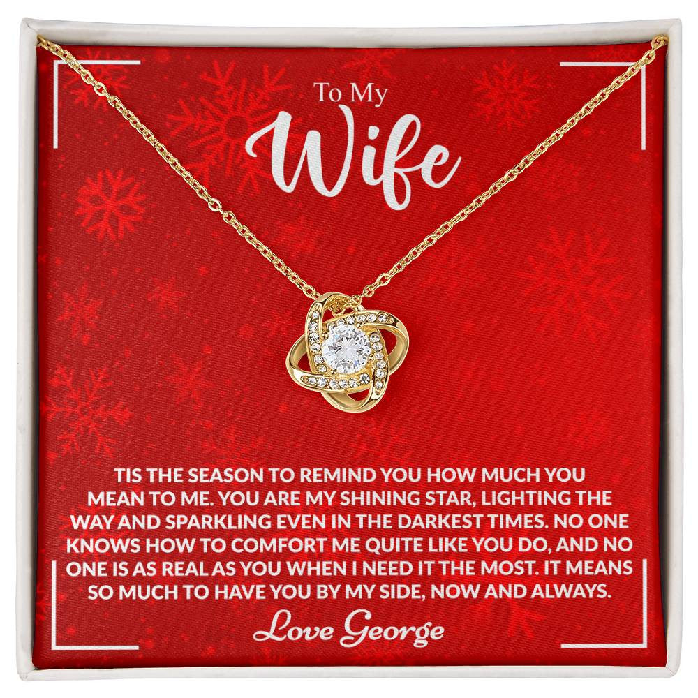 Personalized Necklace for Wife | Christmas Jewelry