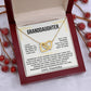 Generations of Love Necklace with Personalized Message from Grandma