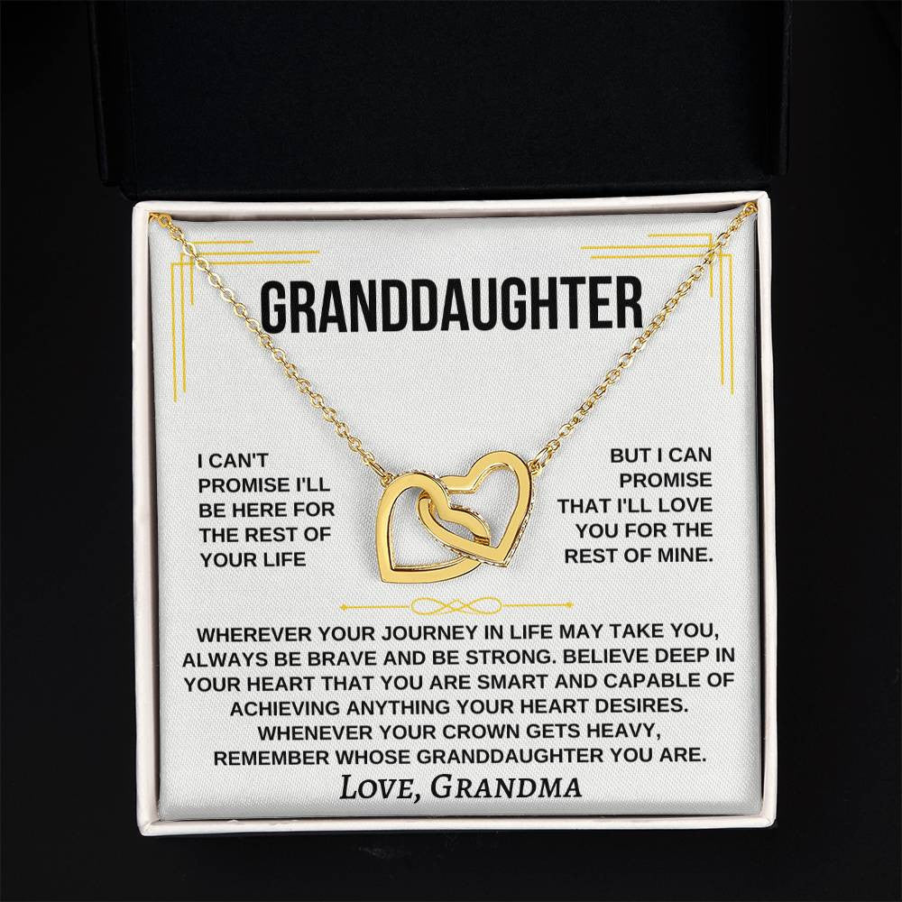 Generations of Love Necklace with Personalized Message from Grandma