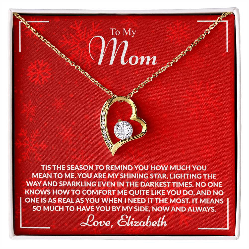 Personalized Shining Affection Necklace for Mom| Christmas Jewelry