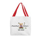 Personalized Mama Bear Tote Bag – Custom Birth Flower & Kids' Names Gift