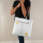 Personalized Mama Bear Tote Bag – Custom Birth Flower & Kids' Names Gift