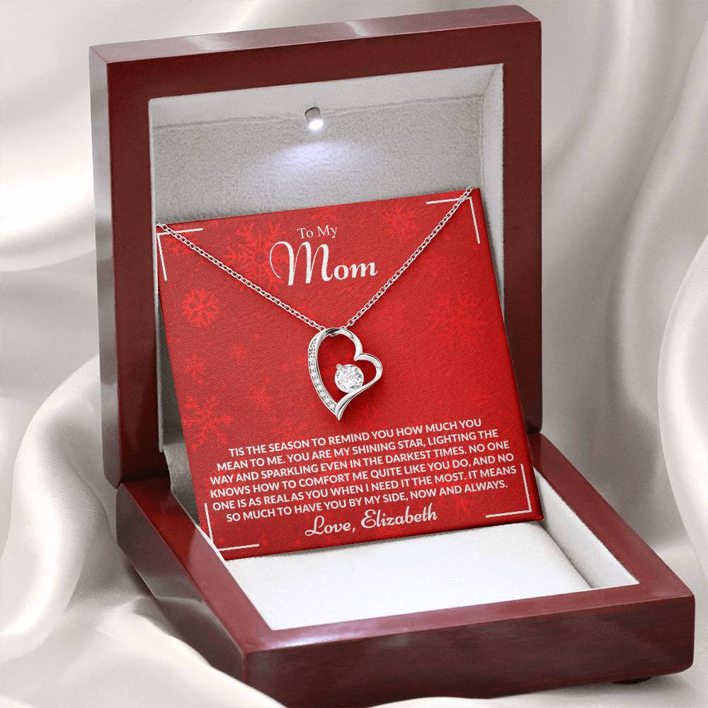 Personalized Shining Affection Necklace for Mom| Christmas Jewelry