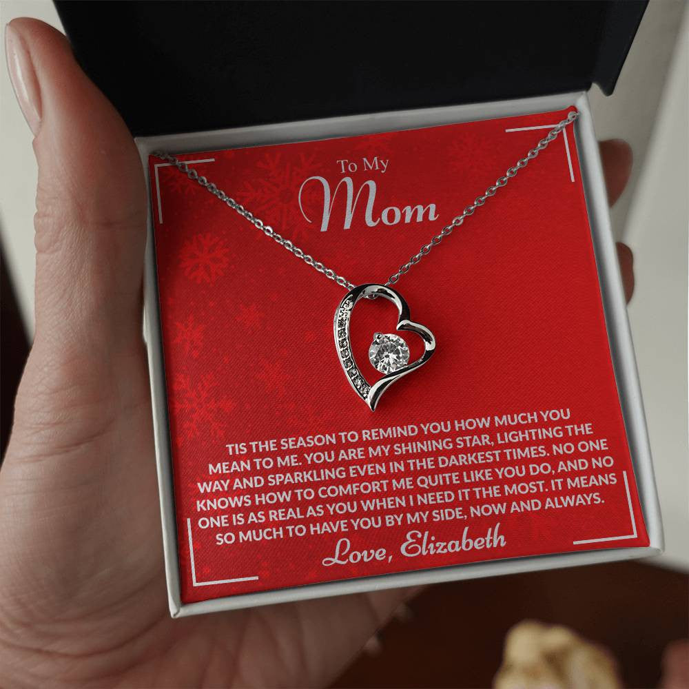 Personalized Shining Affection Necklace for Mom| Christmas Jewelry