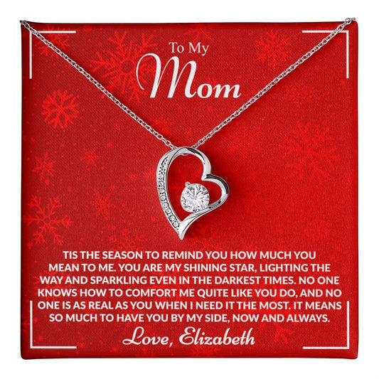 Personalized Shining Affection Necklace for Mom| Christmas Jewelry