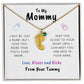 New Mom | Engraved Baby Feet with Birthstones