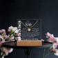 Forever My Soulmate – Keepsake Acrylic Plaque & Love Knot Necklace Gift for Wife