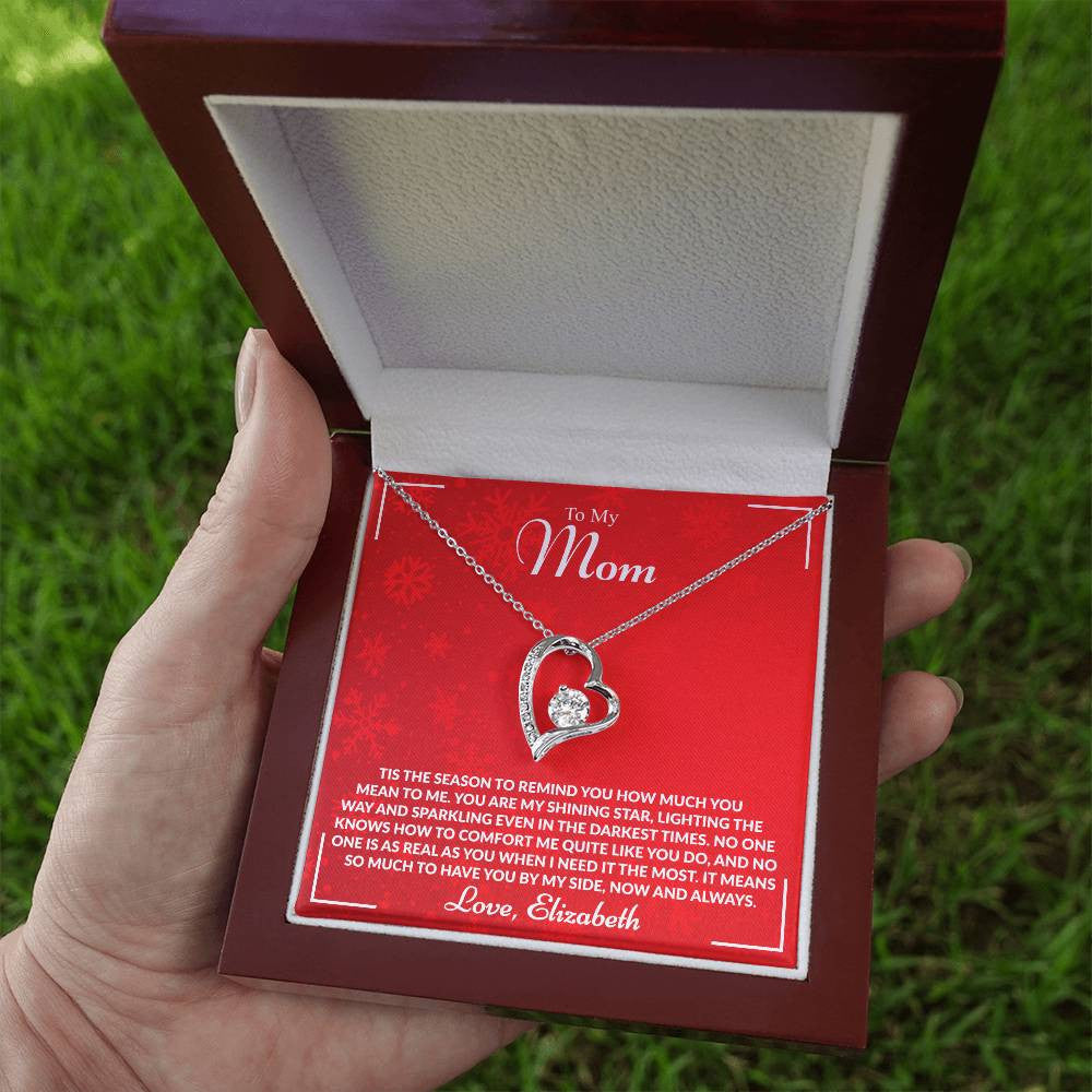 Personalized Shining Affection Necklace for Mom| Christmas Jewelry