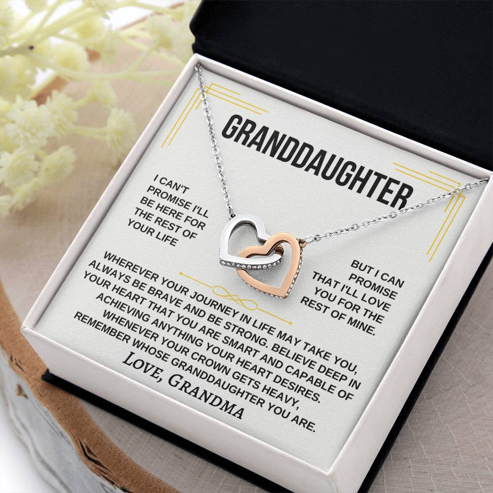 Generations of Love Necklace with Personalized Message from Grandma