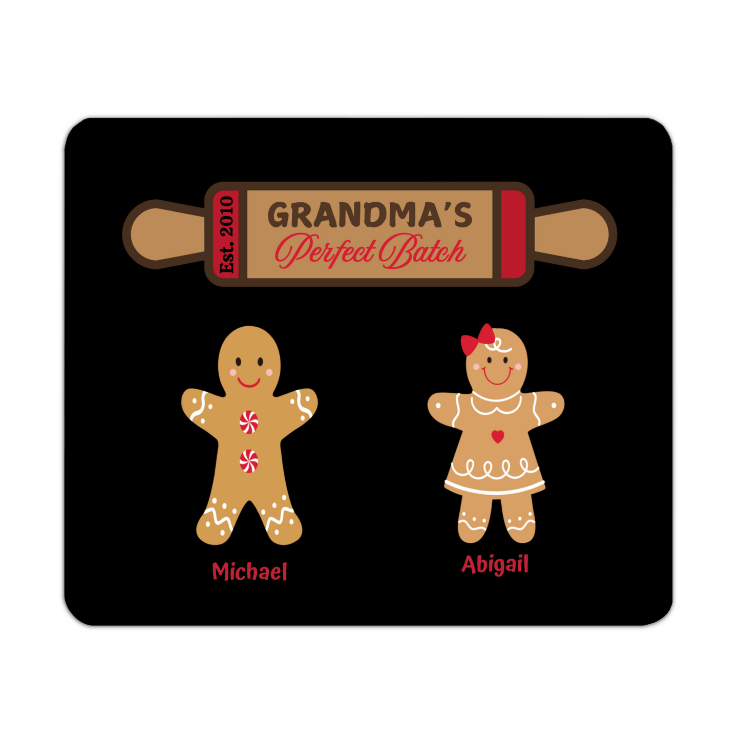 Grandma's Perfect Batch: Personalized Heat Resistant Placemats